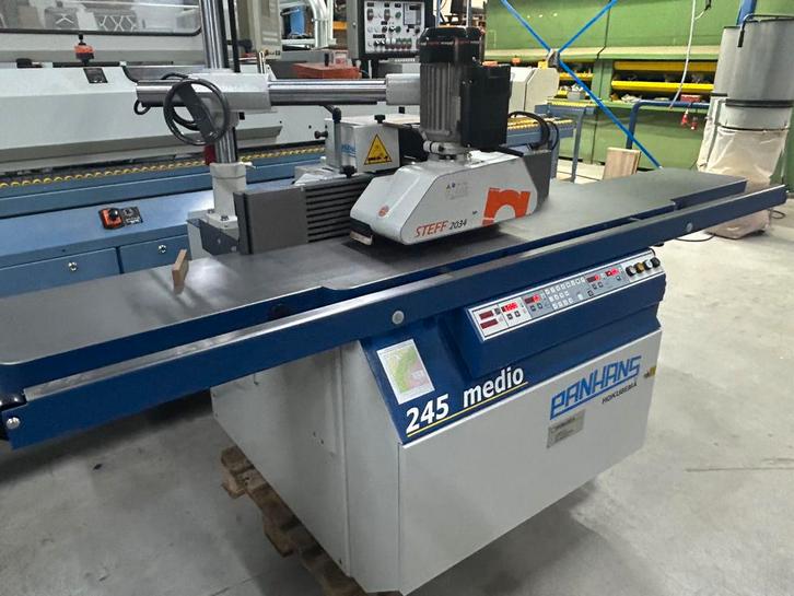 Panhans freesmachine  2x45 graden  gestuurd, Zakelijke goederen, Machines en Bouw | Houtbewerking, Ophalen of Verzenden