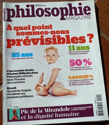 Set van 13 nummers van het tijdschrift PHILOSOPHY. beschikbaar voor biedingen