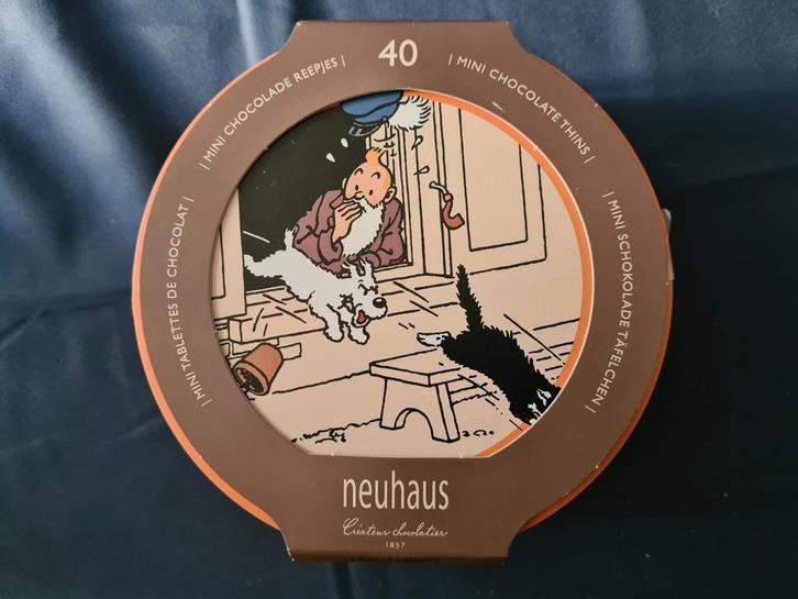 Blikken doos Neuhaus 2007 Kuifje  - De Zwarte Rotsen , RRR, Verzamelen, Blikken, Ophalen of Verzenden