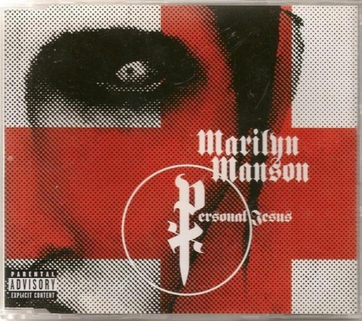 MARYLIN MANSON vs DEPECHE MODE - PERSONAL JESUS CD SINGLE, Cd's en Dvd's, Cd Singles, Gebruikt, Rock en Metal, 1 single, Maxi-single