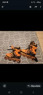 Patins orange Coolslide, Rollers 4 roues en ligne, Comme neuf, Enlèvement, Powerslide