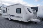 Mooie 4pers.Hobby met mover, voortent, fietsrek, rondzit, Caravans en Kamperen, Caravans, Mover, Bedrijf, Rondzit, Hobby