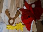 Kerst verkleedkleding 5 kerstmutsen, rendierhoedje, ster, Kinderen en Baby's, Carnavalskleding en Verkleedspullen, Ophalen of Verzenden