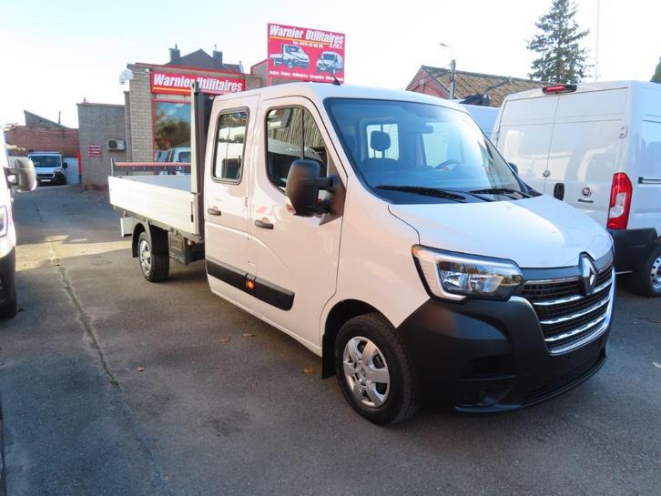 Renault Master Dble Cabine Plateau 24750€ HTVA, Auto's, Bestelwagens en Lichte vracht, Bedrijf, Renault, Diesel, Euro 6, 4 deurs