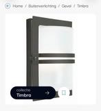 Franssen Timbra 3070-10 buitenwandlamp zwart IP54, Ophalen of Verzenden, Nieuw, Metaal