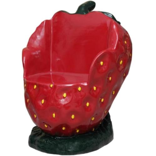Chaise Strawberry pour adultes - chaise fraise en polyester, Collections, Marques & Objets publicitaires, Neuf, Enlèvement ou Envoi