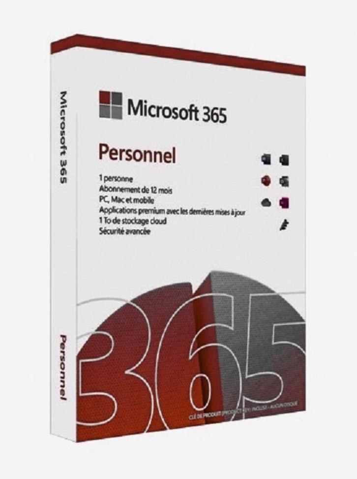 Microsoft Office 365 Personnel (Personal) - 1 utilisateur -, Computers en Software, Office-software, Nieuw, Android, iOS, ChromeOS