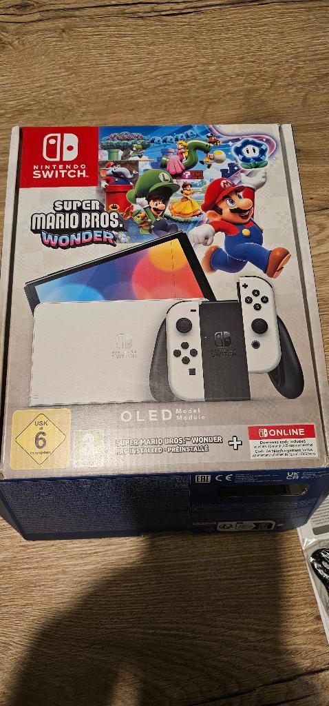 Nintendo Switch OLED WIT, Games en Spelcomputers, Spelcomputers | Nintendo Switch, Zo goed als nieuw, Switch OLED, Met 1 controller
