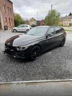 BMW série 3 Touring 318d, Autos, Noir, Break, Automatique, Tissu