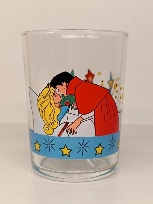 Disney Sleeping Beauty VMC Reims 70's Retro glas, Verzamelen, Disney, Zo goed als nieuw, Ophalen of Verzenden
