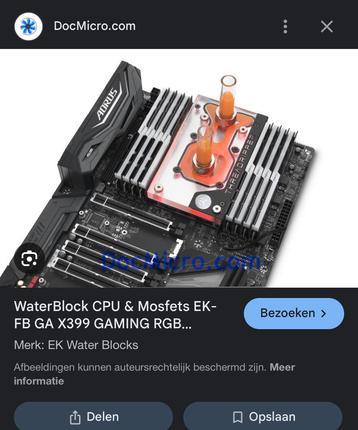 EKWB x399 monoblock (GEZOCHT!) beschikbaar voor biedingen