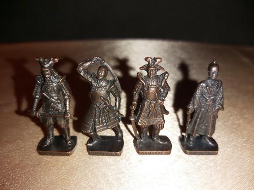 KINDER Surprise 4 Anciens Guerriers Samuraïs en Métal 1980's, Collections, Œufs à surprise, Comme neuf, Figurines, Enlèvement ou Envoi