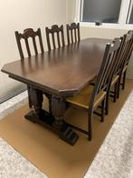 Eettafel en 6 stoelen (MOET VANDAAG WEG), Huis en Inrichting, Complete eetkamers, Ophalen, Gebruikt