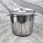 Sartel soepketel/ kookpot 18/8 met deksel +-10 liter, Huis en Inrichting, Keuken | Potten en Pannen, Ophalen of Verzenden, Inox