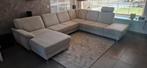 Ruime 5 persoons zetel met relaxfunctie (beige), Huis en Inrichting, Zetels | Complete zithoeken, Ophalen, Gebruikt