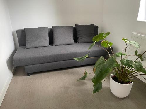 zetelbed Ikea Alvdalen - zo goed als nieuw, Huis en Inrichting, Slaapkamer | Slaapbanken, Zo goed als nieuw, Tweepersoons, Grijs