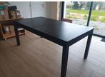 Ikea Bjursta Ikea zwarte uitschuifbare tafel, Huis en Inrichting, Tafels | Eettafels, Ophalen of Verzenden