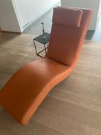 Belle chaise longue orange, Comme neuf, Past in elk interieur, Enlèvement, Une personne