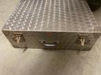 Valise / malette en aluminium brossé suisse des années 50, Handtassen en Accessoires, Koffers, Ophalen, Zo goed als nieuw