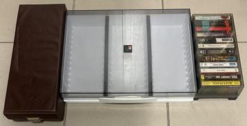 3 Opbergboxen voor Muziekcassettes  beschikbaar voor biedingen