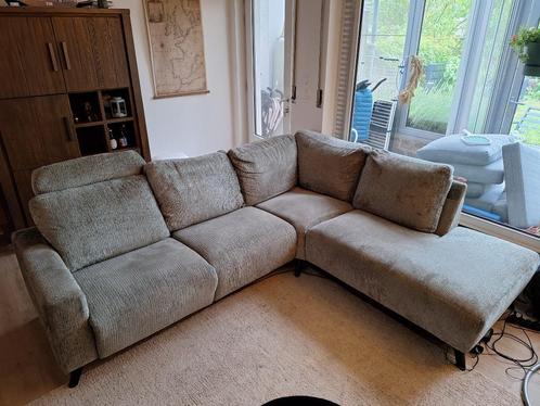 hoekzetel te koop, Huis en Inrichting, Zetels | Complete zithoeken, Gebruikt, Kunststof, Ophalen