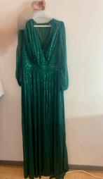 Groene glitter feestjurk van Giffniseti, Kleding | Dames, Maat 42/44 (L), Ophalen of Verzenden, Zo goed als nieuw, Groen