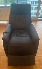 Elektrische relaxzetel met motor, Huis en Inrichting, Fauteuils, Ophalen, Zo goed als nieuw
