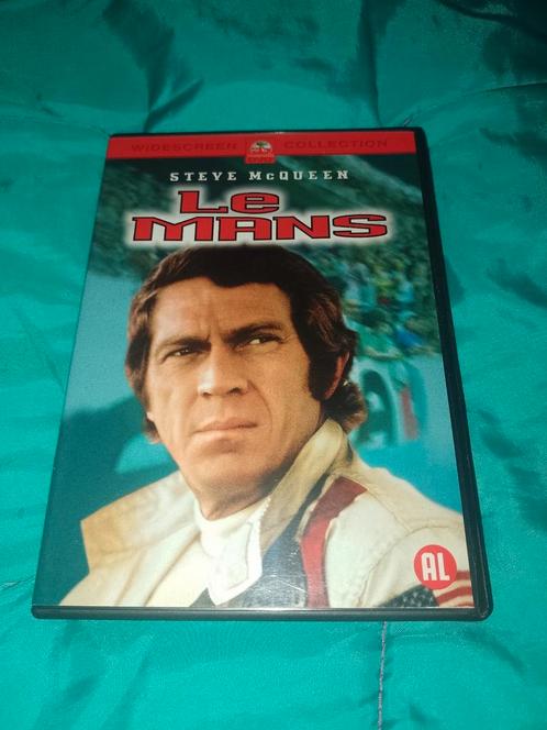 Te koop op dvd de film Le Mans Steve McQueen, Cd's en Dvd's, Dvd's | Actie, Zo goed als nieuw, Actie, Alle leeftijden, Ophalen of Verzenden