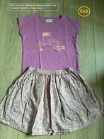 Setje Filou & Friends maat 110: rok + T-shirt, Kinderen en Baby's, Kinderkleding | Maat 110, Gebruikt, Meisje, Filou & Friends