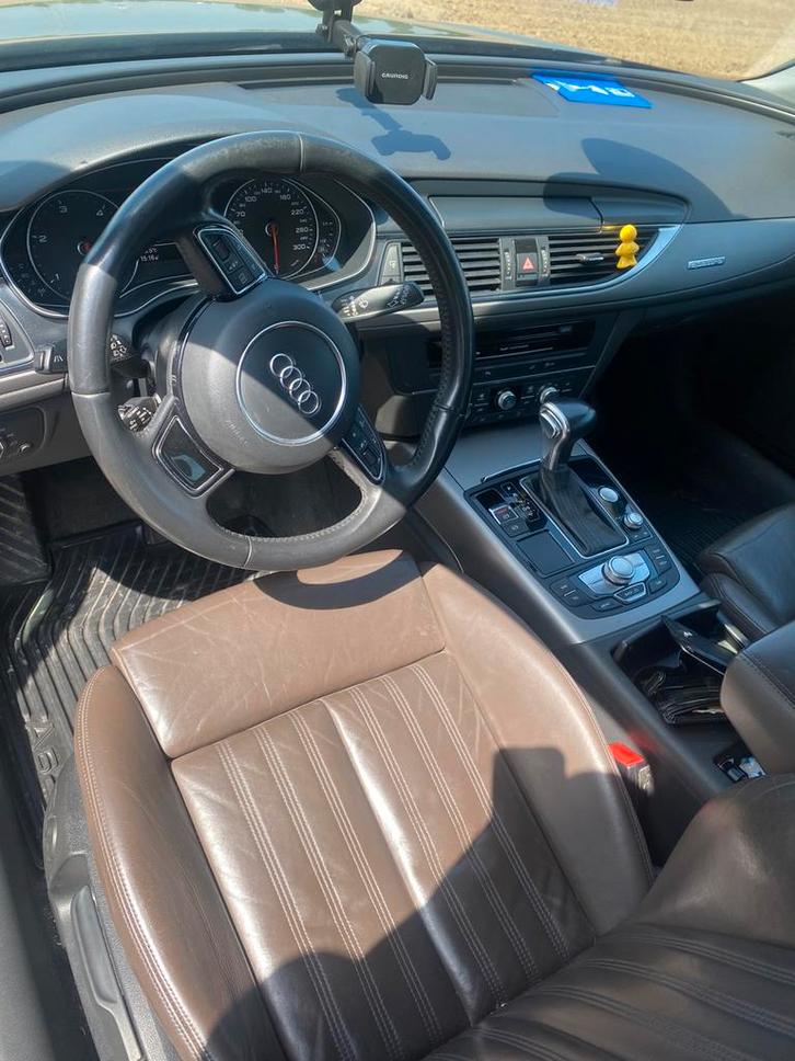 Audi A6C7 Allroad, Auto's, Audi, Particulier, A6, 4x4, ABS, Diesel, Euro 5, Break, 5 deurs, Automaat, Zwart, Bruin, Leder, Achterwielaandrijving
