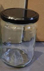 Glazen bokalen / potten van 500 ml met metalen deksel, Ophalen of Verzenden, Nieuw, Pot, Bus of Blik
