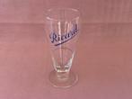 Verre droit Ricard sur pied, ancien, écrit Ricard bleu clair, Collections, Enlèvement ou Envoi, Utilisé, Ustensile