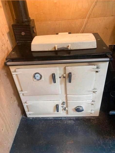 Rayburn houtgestookt fornuis / kachel met warmwater boiler, Elektronische apparatuur, Fornuizen, Gebruikt, Ophalen of Verzenden