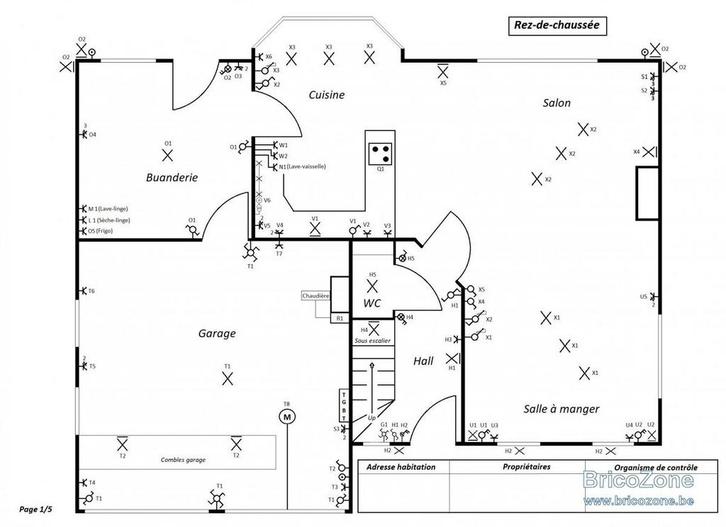 Schéma électrique sur ordinateur, Bricolage & Construction, Électricité & Câbles, Enlèvement