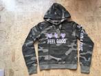 Camouflage hoodie maat XS/12j, Page One, Meisje, Trui of Vest, Gebruikt
