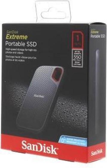 SanDisk SSD Extreme Portable 1TB in verpakking beschikbaar voor biedingen