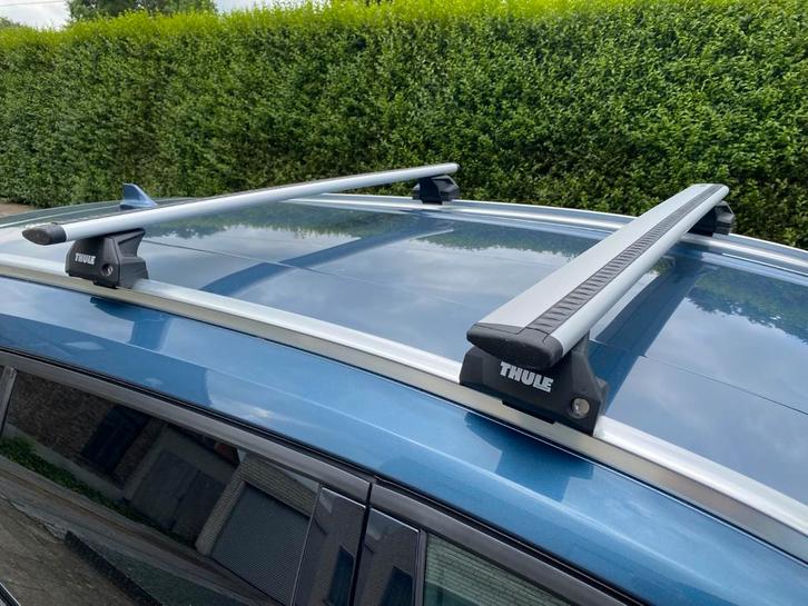 Thule wingbar evo voor ford focus break met flush rails, Auto diversen, Dakdragers, Zo goed als nieuw, Ophalen
