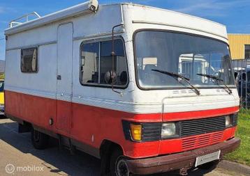 Mercedes Benz 601 D28 Oldtimer Bj.1980 Km 184262, Caravans en Kamperen, Mobilhomes, Diesel, Mercedes-Benz