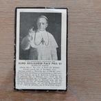 Bidprentje Paus Pius XI, Verzamelen, Bidprentjes en Rouwkaarten, Ophalen of Verzenden, Bidprentje