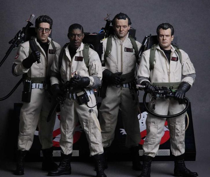 1/6 Ghostbusters set (4 fg) Present Toys Ghost Hunting Squad, Verzamelen, Poppetjes en Figuurtjes, Zo goed als nieuw, Ophalen of Verzenden