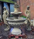 AANBIEDING barokfontein met 2 tuinbeelden, Ophalen, Nieuw, Beton, Fontein
