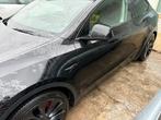 Te koop tesla model y performance 2023, Auto's, Automaat, Zwart, Zwart, Leder