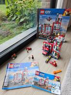 lego 60215 brandweerkazerne lego city, Ophalen of Verzenden, Zo goed als nieuw, Lego