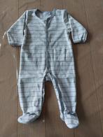 Pyjama Noukie's - fluweel - unisex - beige - maat 68, Kinderen en Baby's, Babykleding | Maat 68, Noukie's, Ophalen of Verzenden