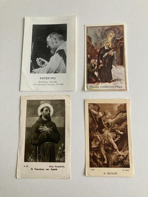 Images de dévotion, Francis, Michael, Vincent, Padre Pio, Collections, Religion, Utilisé, Christianisme | Catholique, Carte ou Gravure