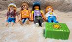 playmobil 4 poppetjes en koffer, Kinderen en Baby's, Speelgoed | Playmobil, Ophalen of Verzenden, Zo goed als nieuw, Los Playmobil