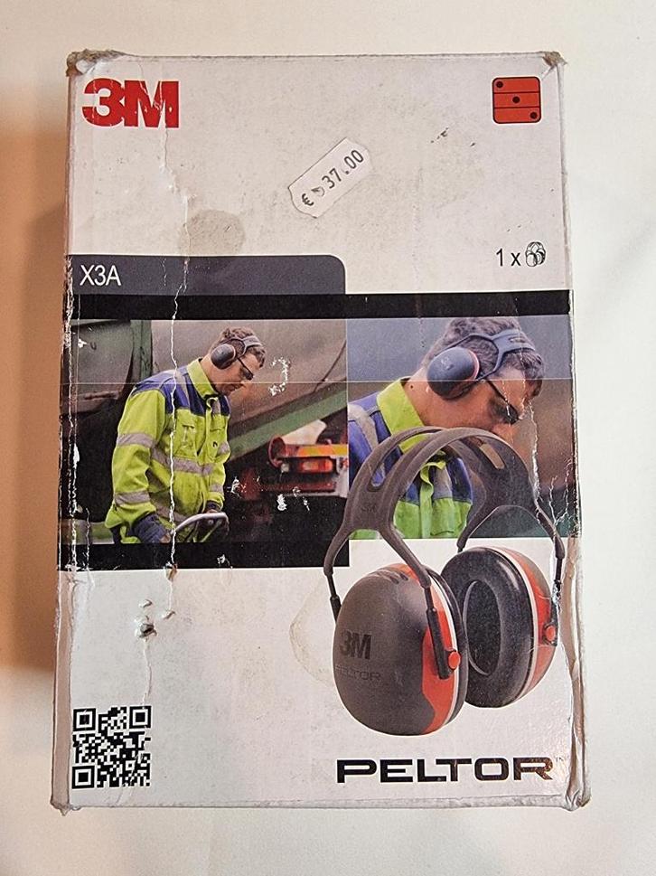 Peltor 3M X3A, Bricolage & Construction, Protecteurs auditifs, Comme neuf, Enlèvement ou Envoi