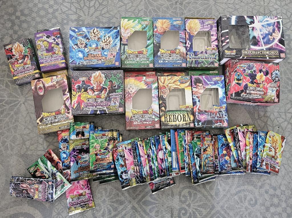 Dragon Ball Super Card Game - doos en blisterverpakking, Ophalen of Verzenden, Gebruikt