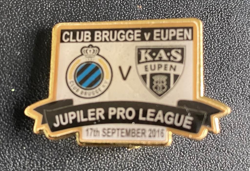 Épinglette rare 2016 KAS Eupen Club Brugge, Collections, Enlèvement ou Envoi, Comme neuf