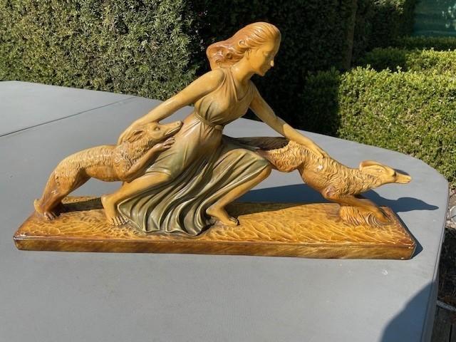 CHEMINÉE ART DECO vintage « ARNOVA 270 » Années 1920-30, Antiquités & Art, Antiquités | Céramique & Poterie, Enlèvement ou Envoi